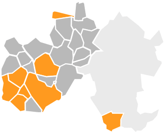 Roissy pays de France map